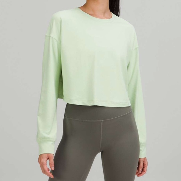 Muscle Love Long Sleeve Shirt Creamy Mint - Picture 1 of 5